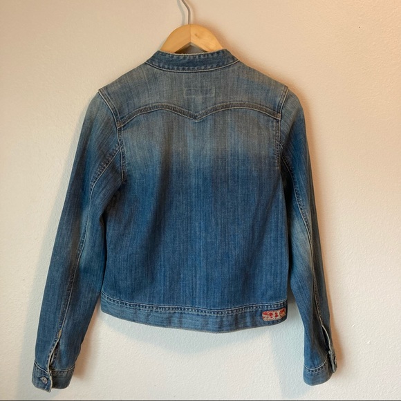 AG Adriano Goldschmied The Pilot Denim Jean Jacket - Picture 7 of 8